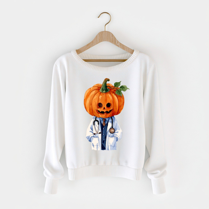 Halloween Doctor Pumpkin PNG Clipart