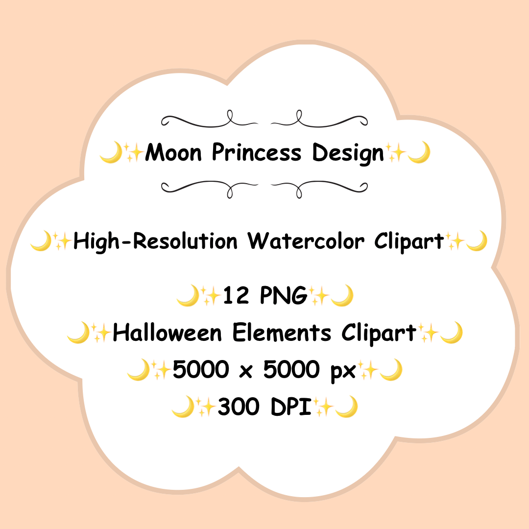 Spooky Halloween PNG Clipart Bundle (12 Pieces)
