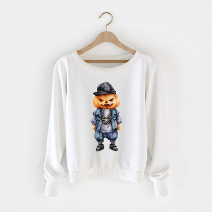 Halloween Gangsta Pumpkin PNG Clipart