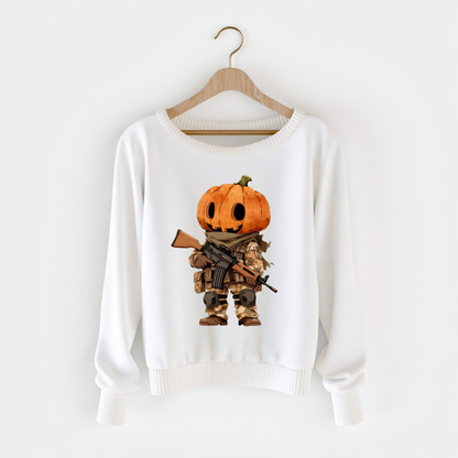 Halloween Soldier Pumpkin PNG Clipart