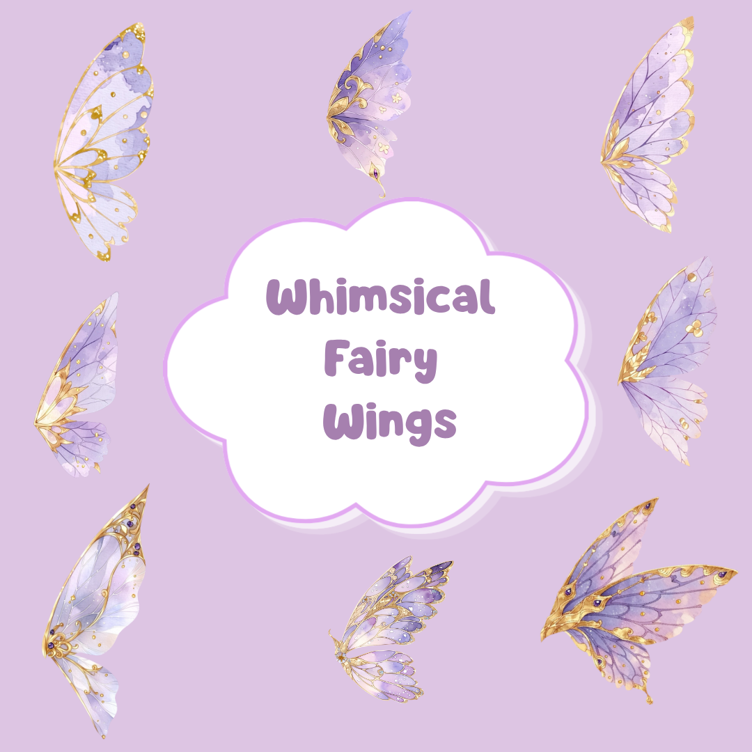 Whimsical Fairy Wings PNG Clipart