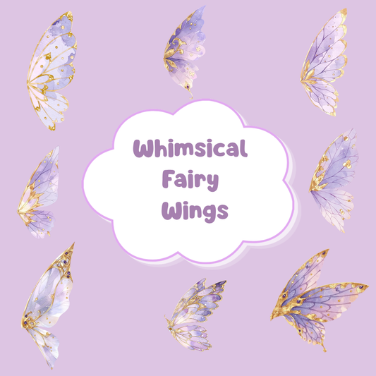 Whimsical Fairy Wings PNG Clipart