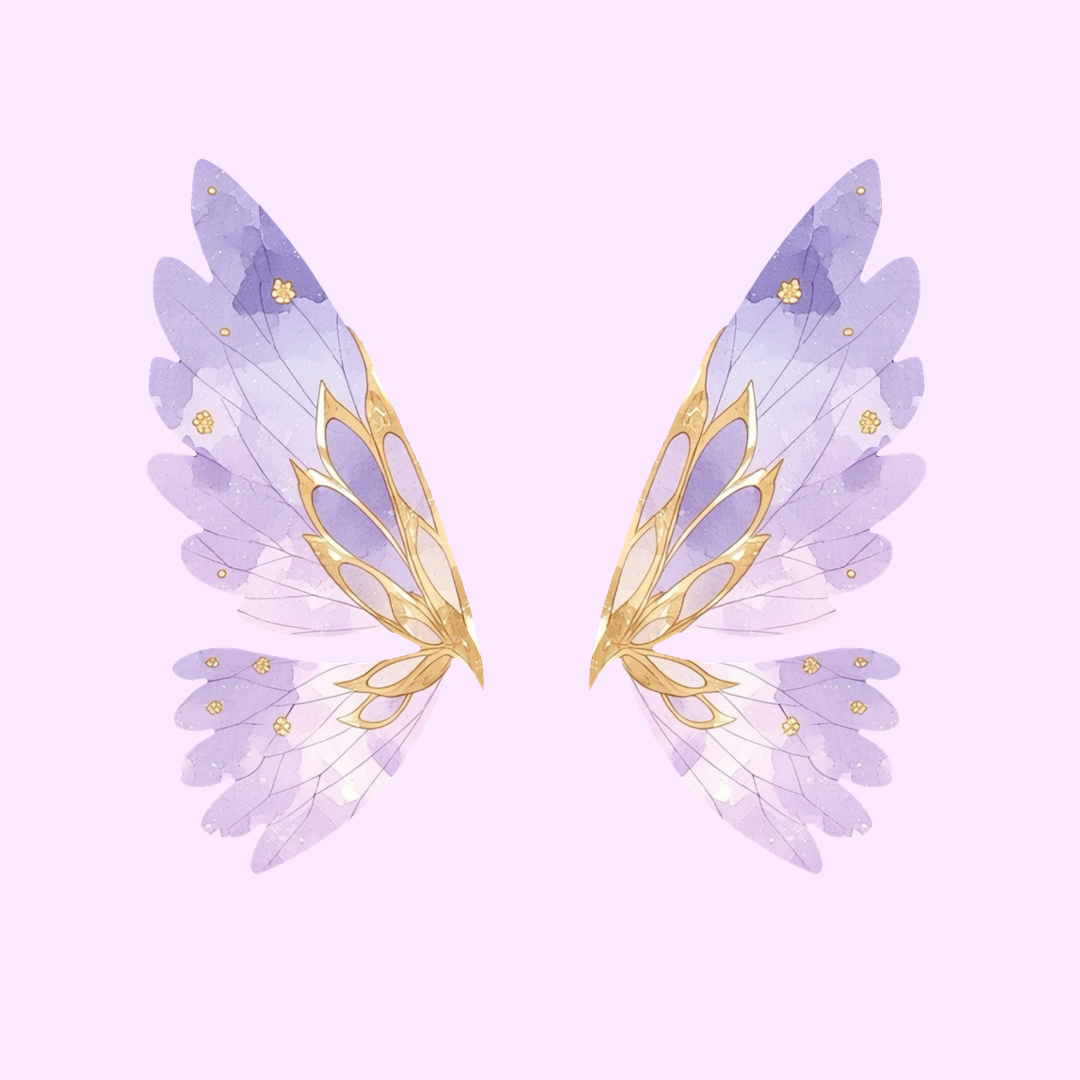 Whimsical Fairy Wings PNG Clipart