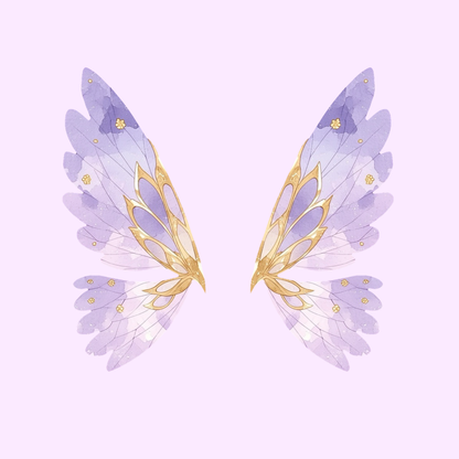 Whimsical Fairy Wings PNG Clipart