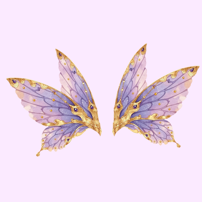 Whimsical Fairy Wings PNG Clipart
