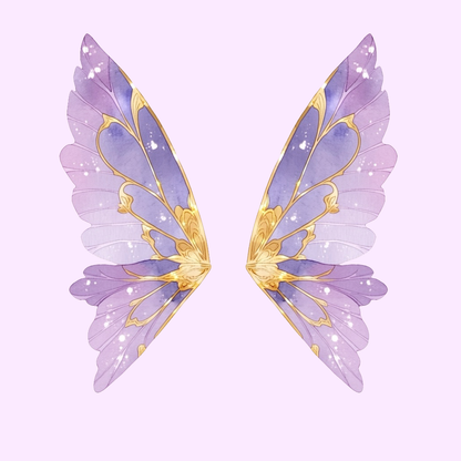 Whimsical Fairy Wings PNG Clipart