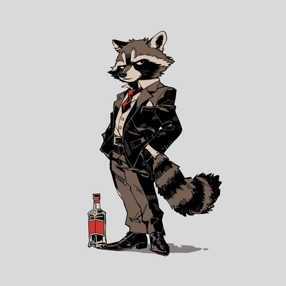 Gangsta Raccoon PNG Clipart