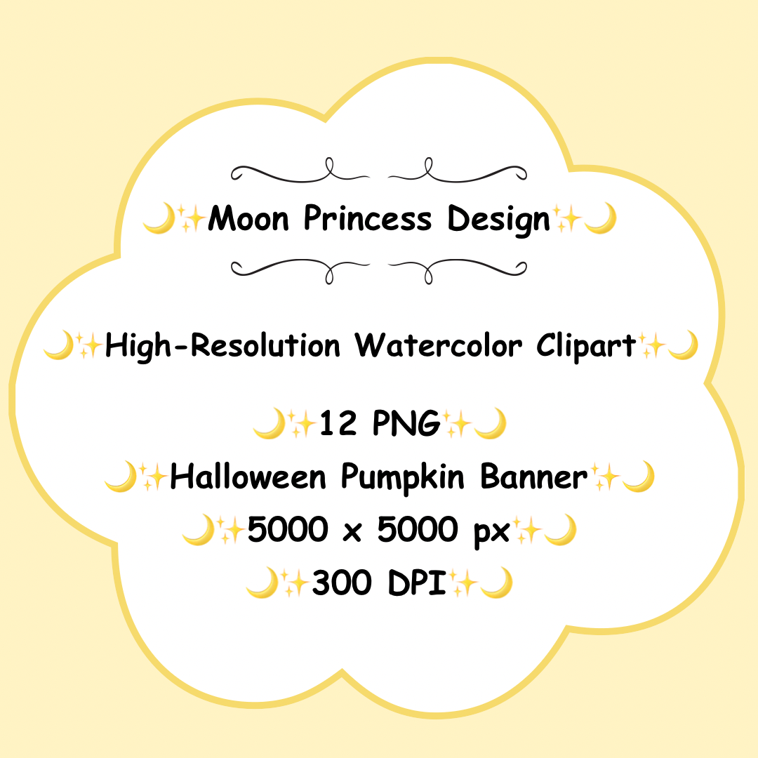 Pumpkin Banner Clipart | Fall Watercolor Pumpkin PNG | Autumn Transparent PNG | Junk Journal & Craft Design