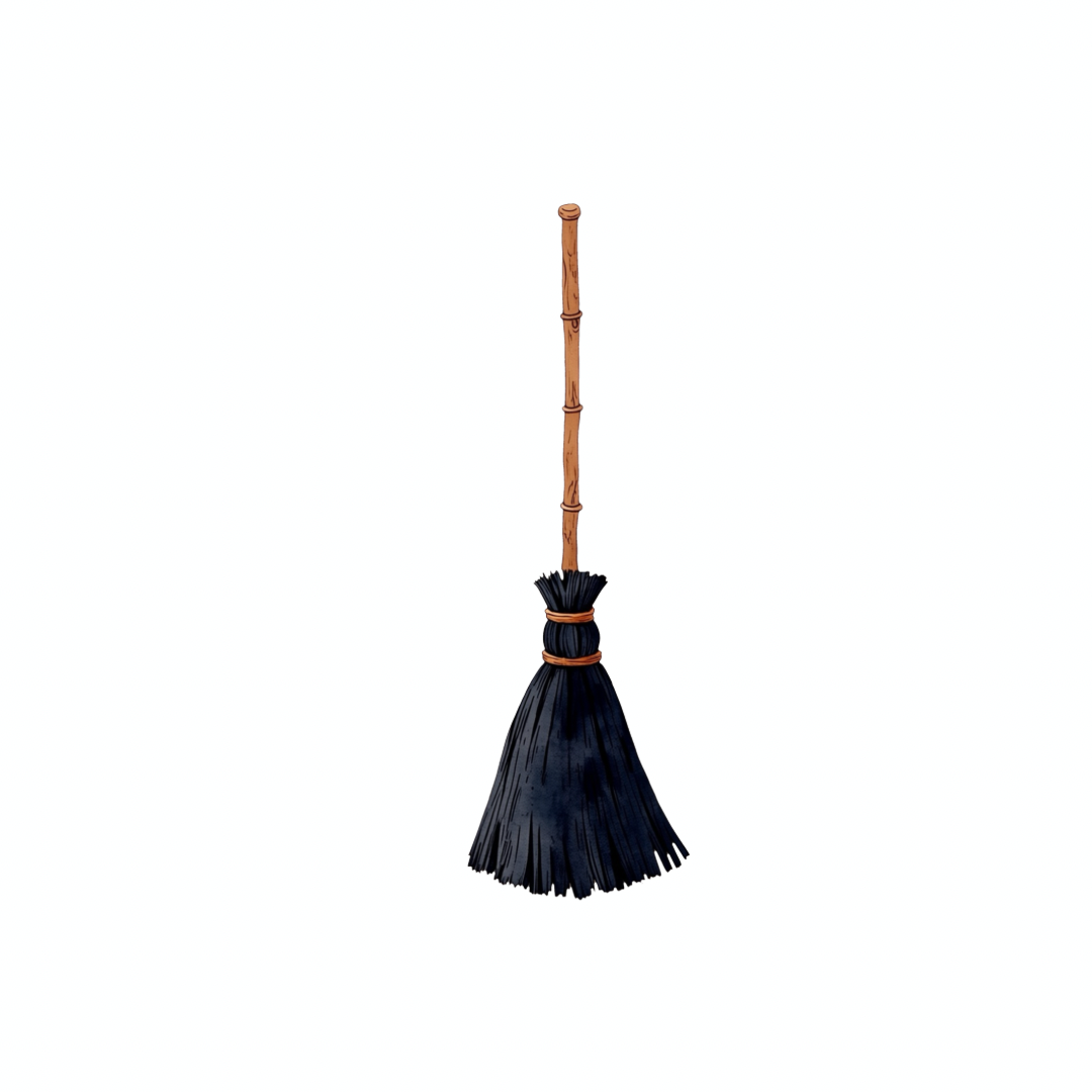 Halloween Witch Essentials Clipart Set PNG