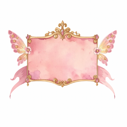 Rose Gold Fairy Banners